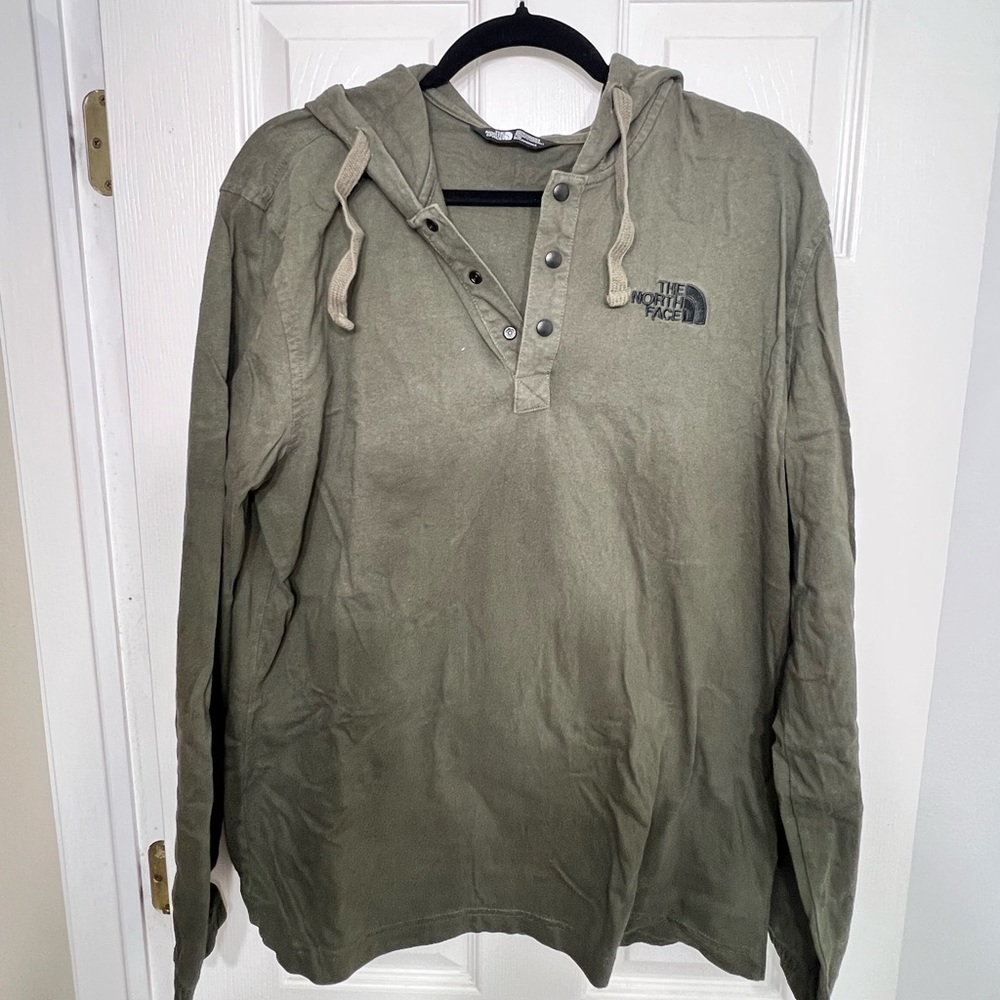 The North Face Long Sleeve Shirt with Hoodie - Picture 1 of 3